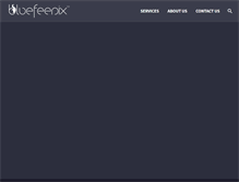 Tablet Screenshot of bluefeenix.com